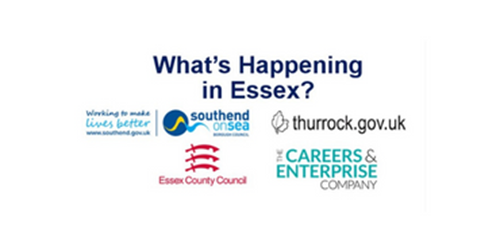 What's happening in Essex? with logos underneath