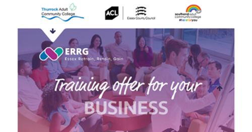 Essex Retrain, Retain, Gain (ERRG) Project Logo