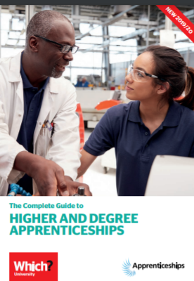 A Complete Guide to Higher and Degree Apprenticeships Poster