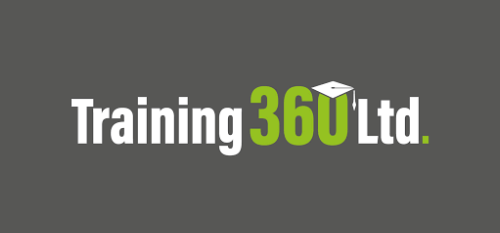 Training 360 Ltd logo on a grey background.