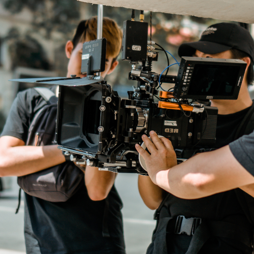 Camera crew.