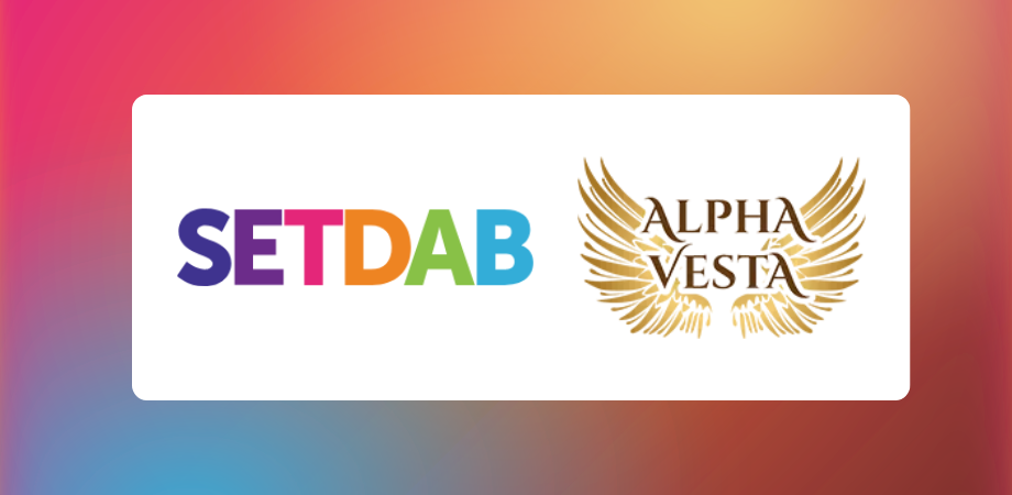 SETDAB and Alpha Vesta logos