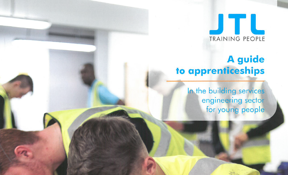 JTL Training Leaflet Cover, A guide to apprenticeships