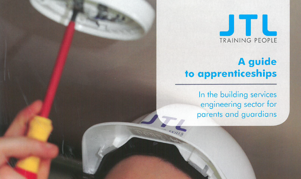 JTL Training Leaflet Cover, A guide to apprenticeships